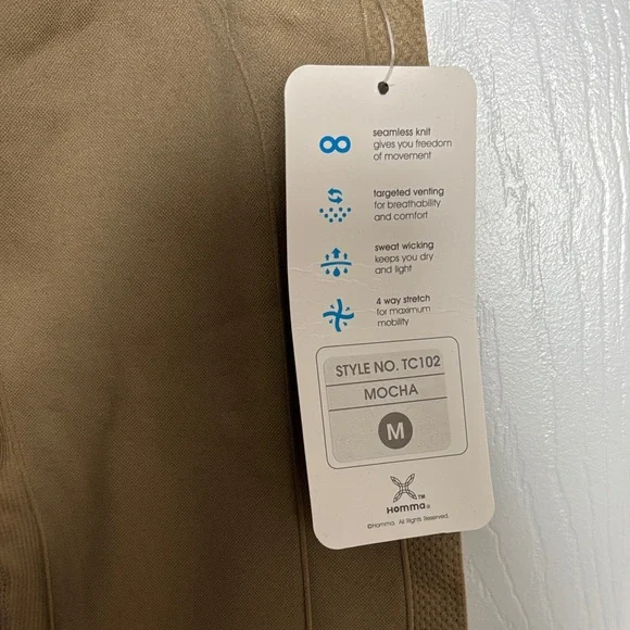 High-Rise Tan Leggings - Picture 2 of 3